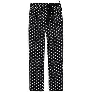 J. Crew Tie Waist Pant in Star Print
